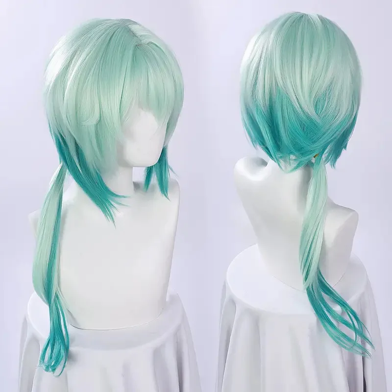 Anaxagoras Honkai Star Rail Anaxa Cosplay disfraz pendientes uniforme hombres fiesta de Halloween juego de rol peluca zapatos trajes yi;4