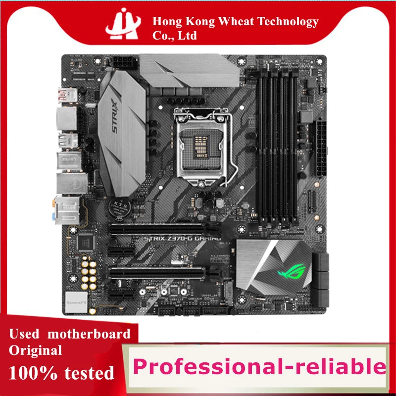 For Intel Z370 ROG STRIX Z370-G GAMING Z370G motherboard Used original LGA 1151 LGA1151 DDR4 64GB USB3.0 SATA3 Desktop Mainboard