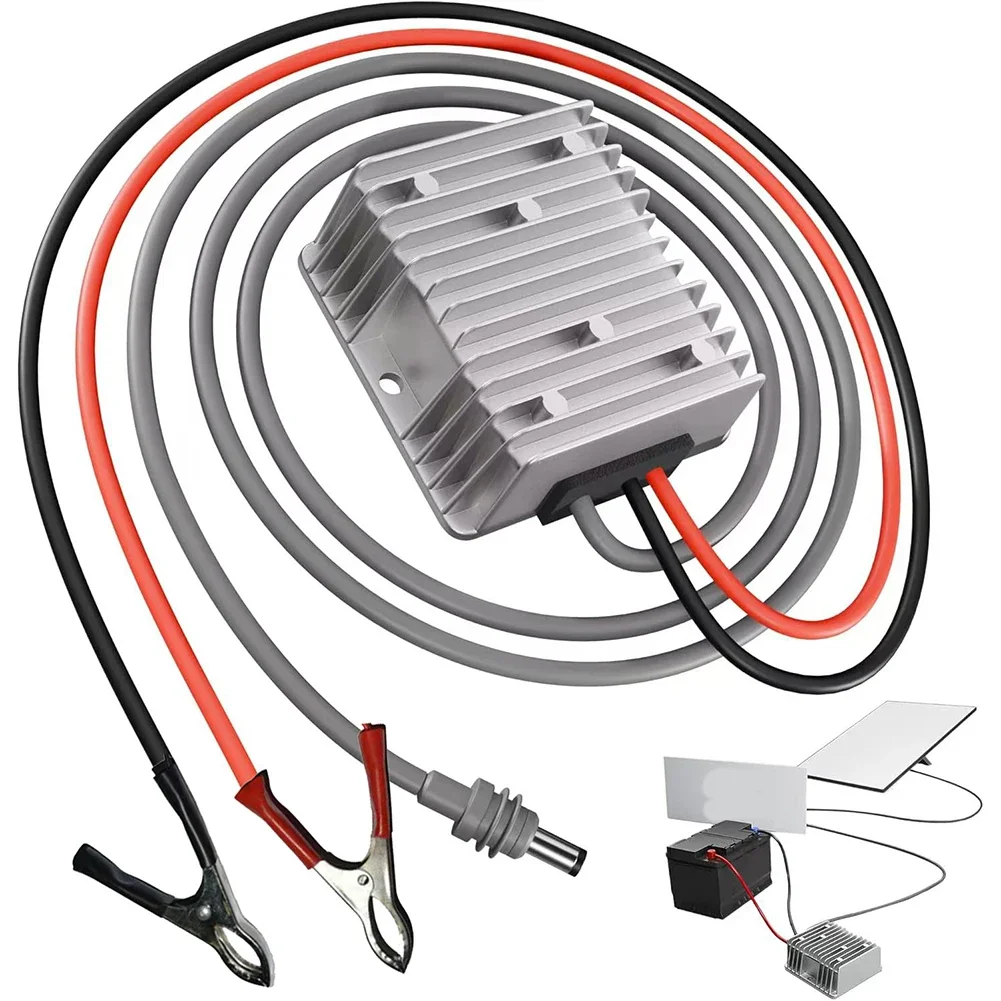 DC Power Converter With Clips For Starlink For Gen 3 Aluminum Shell 12V/24V To 57V 4.5A DC Power Converter Boost Power Cable Kit