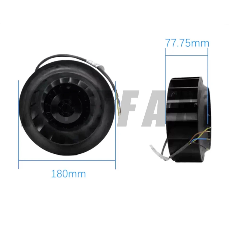 Original 100% Working R2D180-AL10-18 105W 400V 0.24A 180MM Cooling fan