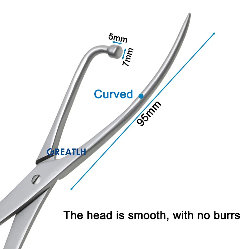 Orthopedic Bone Retractor C-type Kirschner Needle Spreader Ankle Joint Reduction Forceps High Quality Pet Orthopedic Instrument