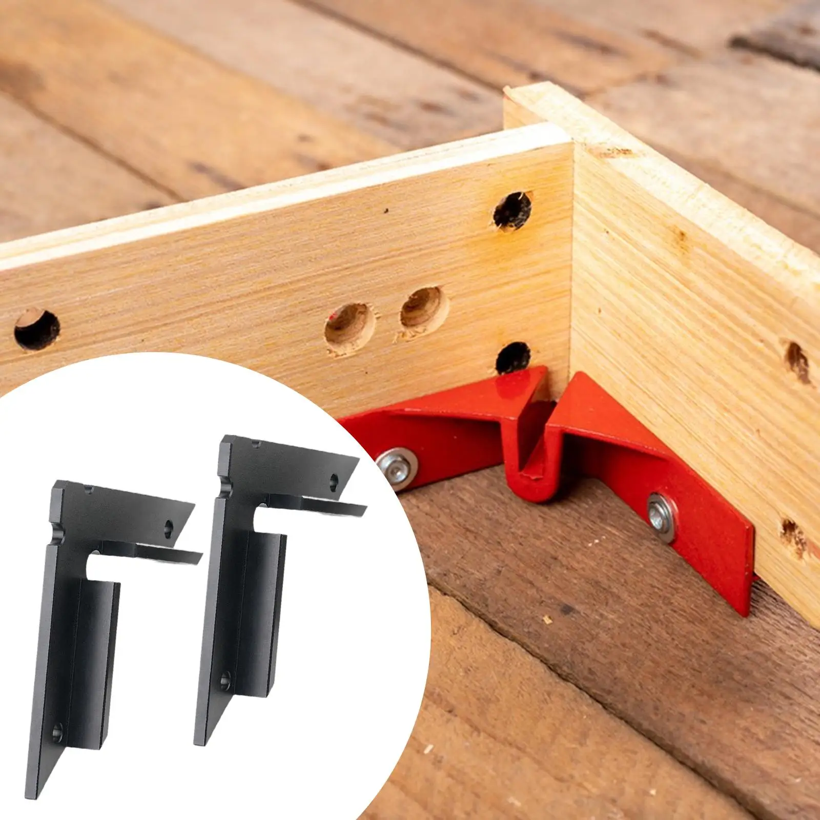 

2 Pieces 90 Degree Positioning Squares Woodworking Tools Precision Right Angle Clamps for Furniture Drawers Frame Cabinets Boxes