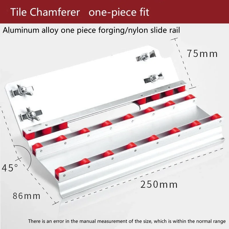 Machine de découpe d\'angle de carrelage résistante, support de montage, coupe-carreaux en céramique, chanfrein de siège pour outil de construction