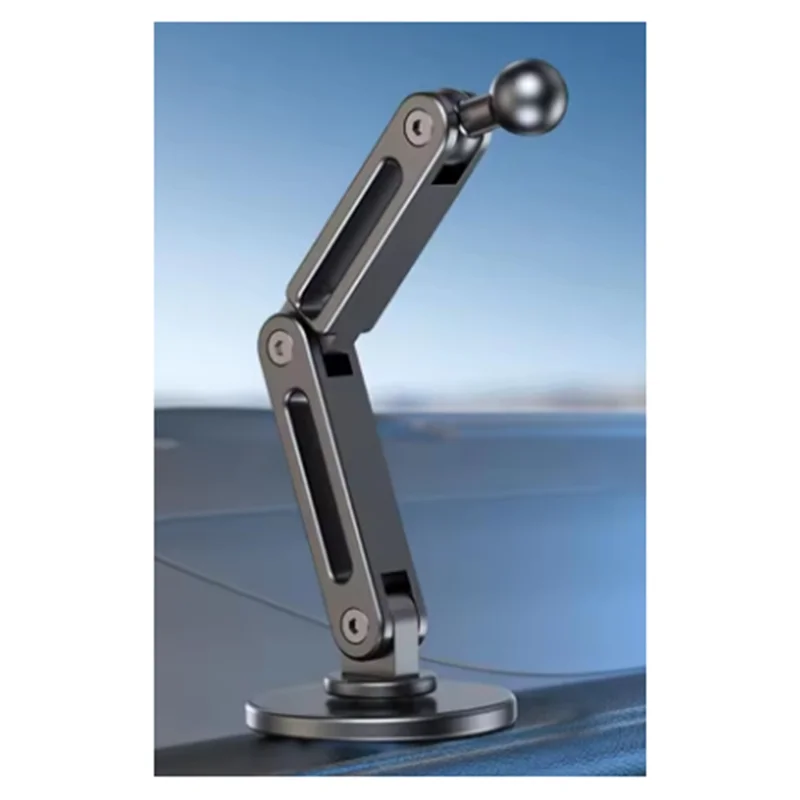 Car Mount Universal Mobile Phone Holder Metal Aluminum Alloy Ball Joint Adhesive Base Accessories
