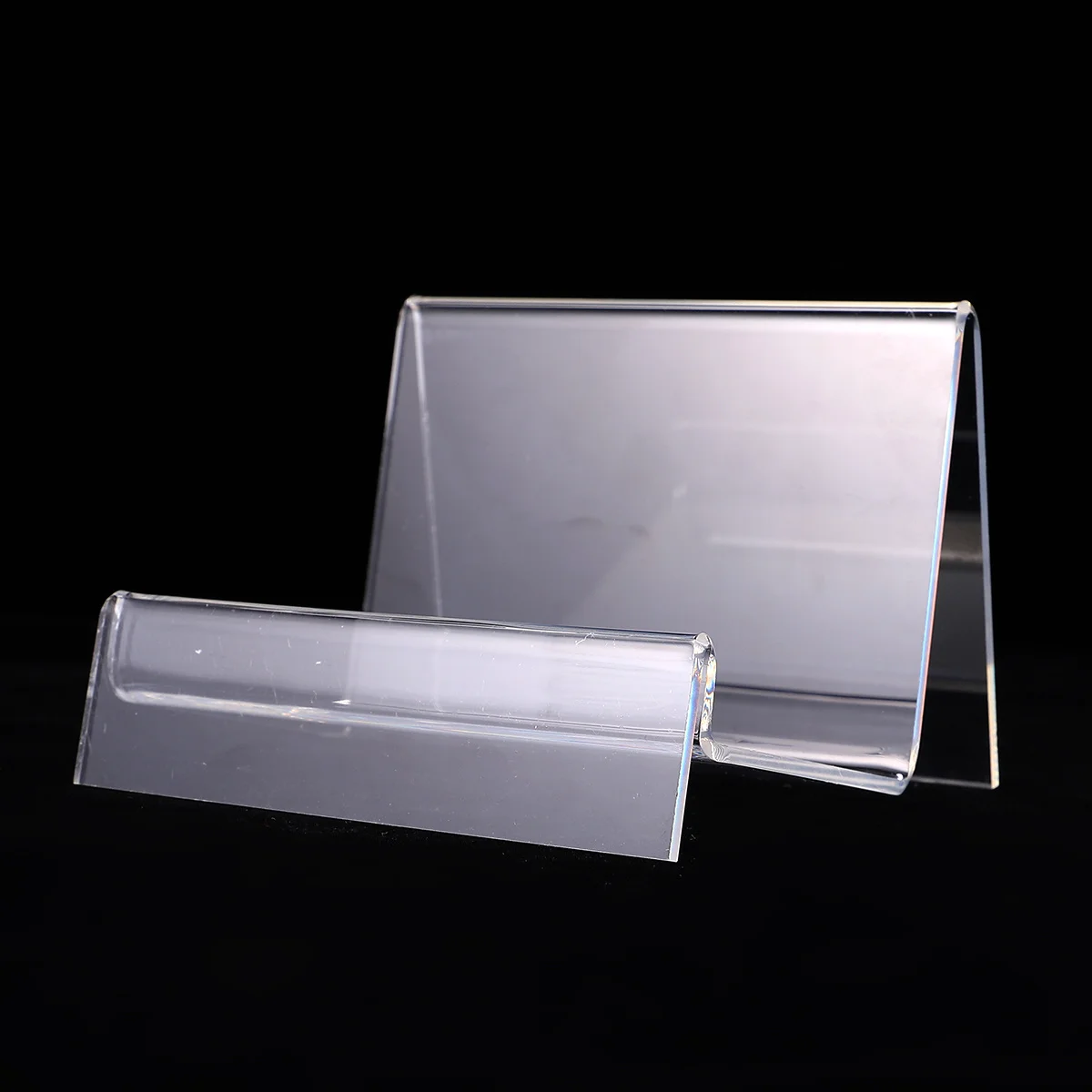 

1Pcs Clear Acrylic Display Shelf Single Layer Transparent Wallet Purse Phone Cosmetics Jewelry Nail Polish Holder