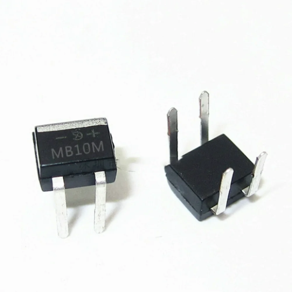 50PCS MB6M MB10M 0.5A1000V 600V In-line DIP4 Rectifier Bridge