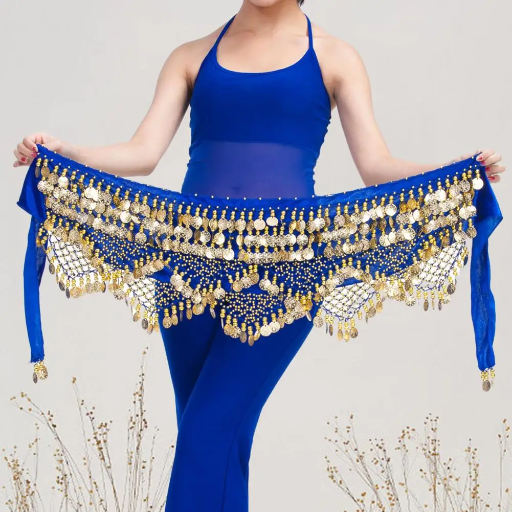 Fluwelen Buikdans Taille Keten met Munt Lace-up Lichtgewicht Vrouwen Dansen Taille Riem Danser Accessoires Danskostuum Kleding