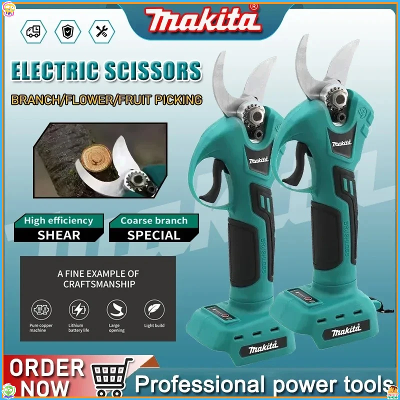 

Профессиональные беспроводные электрические ножницы-секаторы Makita для электриков, садовые ножницы, беспроводные дрели, инструменты для обрезки сада