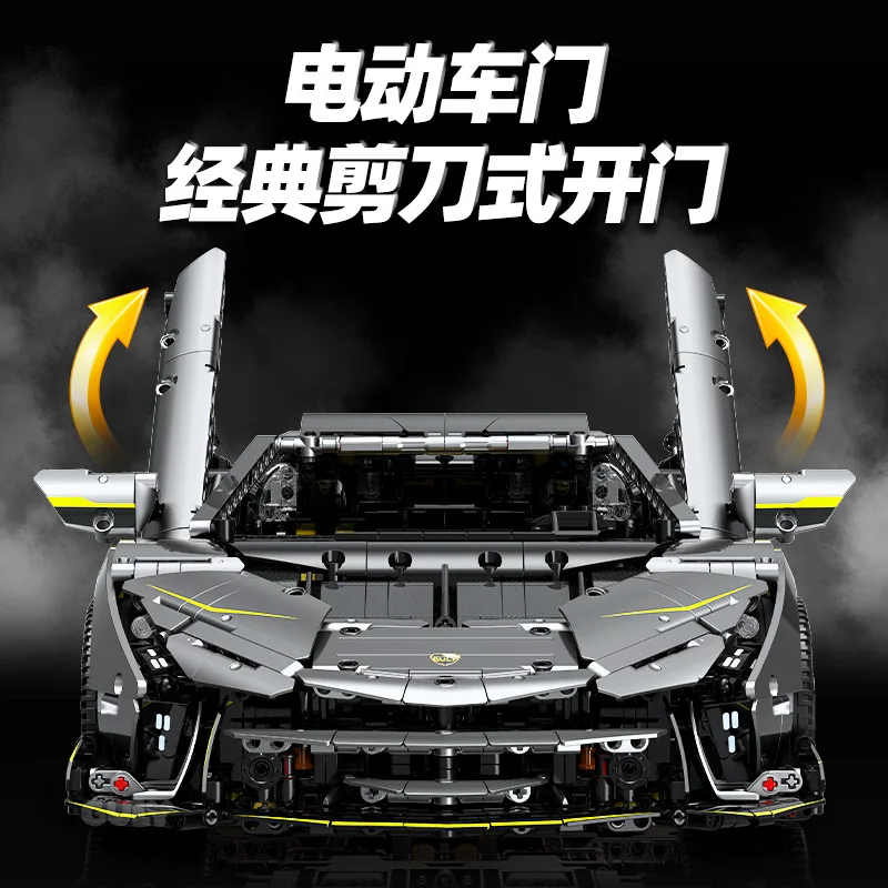 متوفر 10638 MOC التقنية RC 1:8 سيارة رياضية اللبنات نموذج سباق الطوب تجميع لعب للبنين هدية الكريسماس مجموعة #4