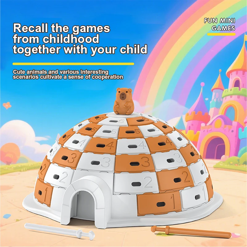 ของเล่นเพนกวินที่สามารถทุบน้ำแข็งได้, เกมกระดานเพื่อการศึกษาสำหรับเด็ก, ของขวัญวันหยุด, ของเล่นเด็กเพื่อการโต้ตอบระหว่างพ่อแม่และลูก