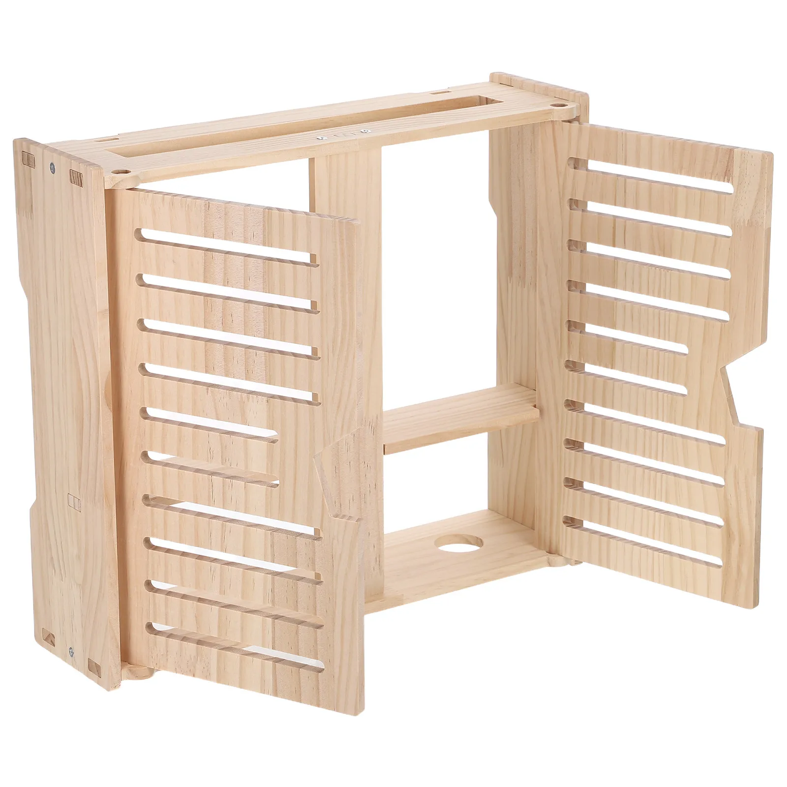 

Router Shelf Multiple Cable Holes Router Storage Box Wall Mount WiFi Router Box Hider Modem Cover 2-Layer with Cable Management