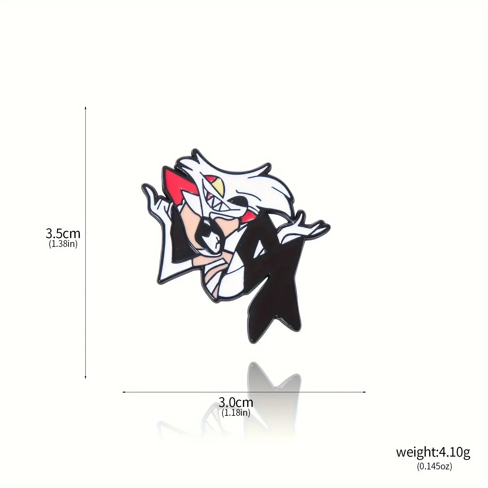 10Pcs/Set Hazbin Hotel Enamel Lapel Pin – Retro Gaming Cartoon Brooch, Collectible Pin for Backpack, Hat, or Clothing Accessory