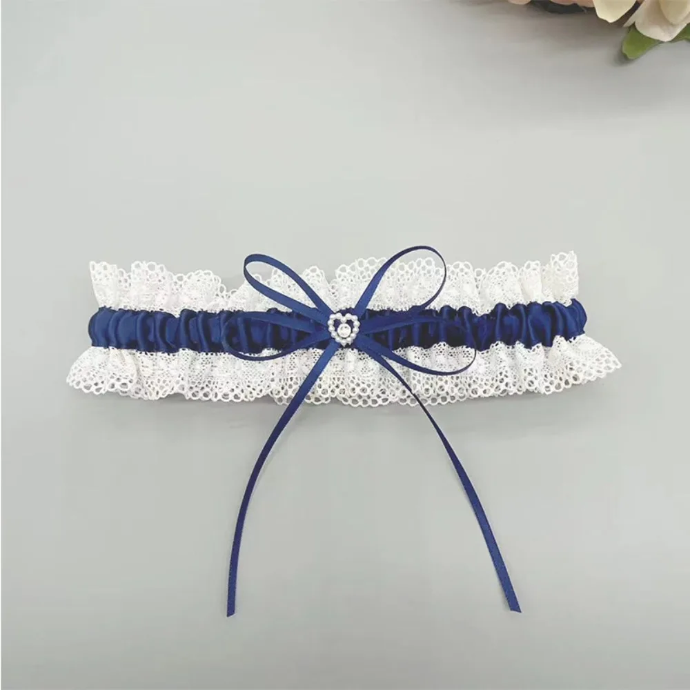 New Bowknot Bridal Lace Garter Women's Garter Belt Bride Souvenirs Women Thigh Garter Leg Loop 3