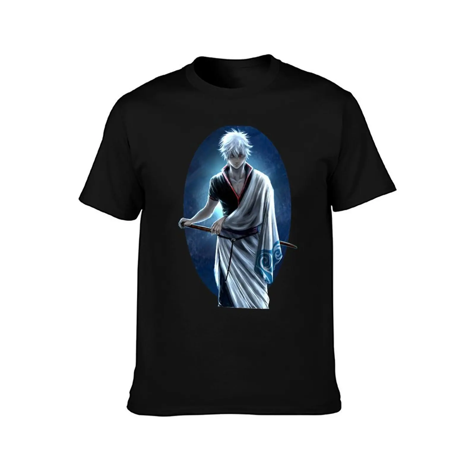 Gintoki Silver soul T-Shirt Summer Casual Cotton Tee Oversized Streetwear Tops Vintage Graphic Print Loose Fit Short Sleeve