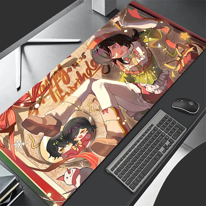 

Mousepad Pattern Mouse Pad Desk Mat Computer Gaming HD Keyboard Pad Rubber Mat Non Slip The Coffin Of Andy And Leyley Mouse Mat