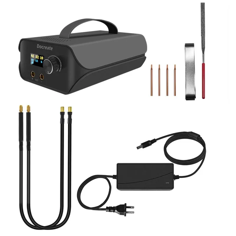 

DIY portable spot welding machine suitable for 18650 lithium battery welding 120-level adjustable 3000F farad capacitor
