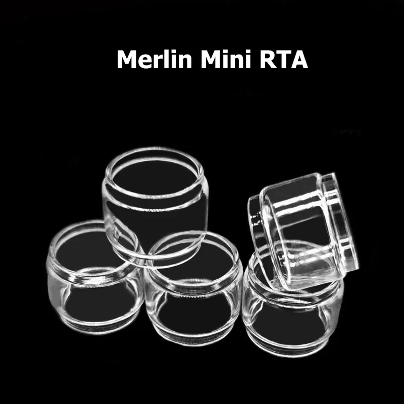 

5 шт. стеклянный резервуар для лампы для Merlin Mini RTA, сменный резервуар, контейнер, индивидуальные товары «сделай сам»