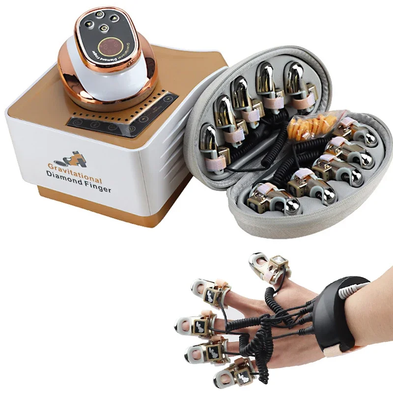 Face Lifting Body Massager Microcurrent Golden Finger Machine Tools Gravitational Diamond Finger