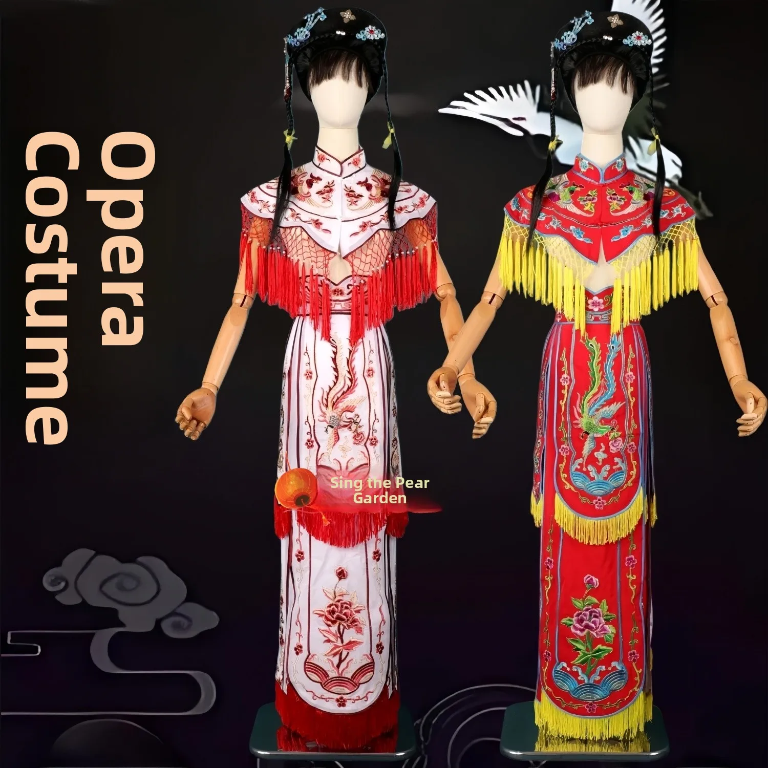 

New 2026 Spring Embroidered Opera Costume Ancient Miss Stage Costume Favored woman Dancewear Peking Opera Yue Opera Xiao...