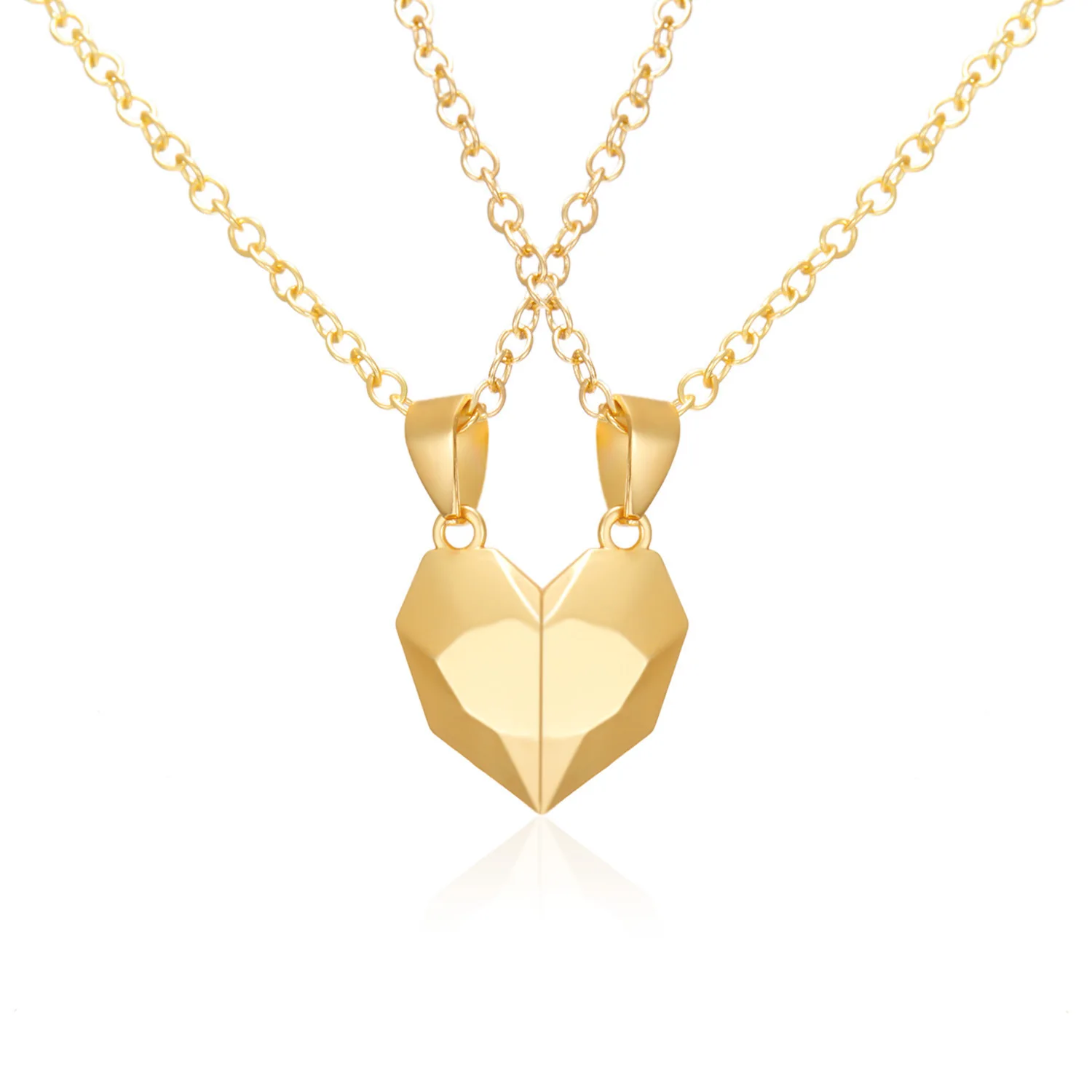 Couple's Electrocardiogram Heart Pendant Necklace, Valentine's Gift