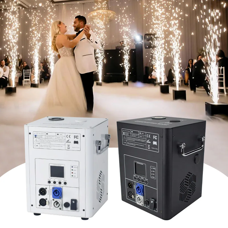 

Wedding Indoor Electric 750W Sparklers Jet Cold Flame Fountain Machine in Stage Decoration