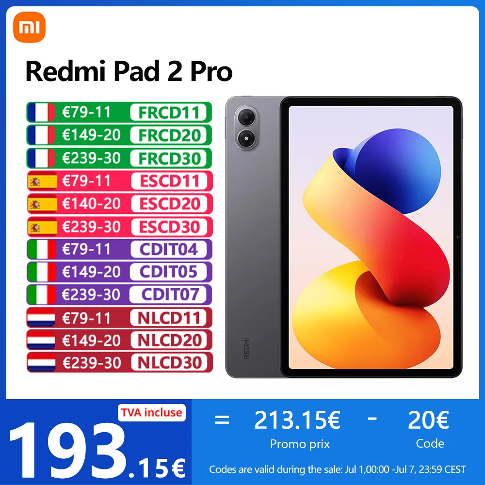 Xiaomi Redmi Pad 2 Pro Wi-Fi