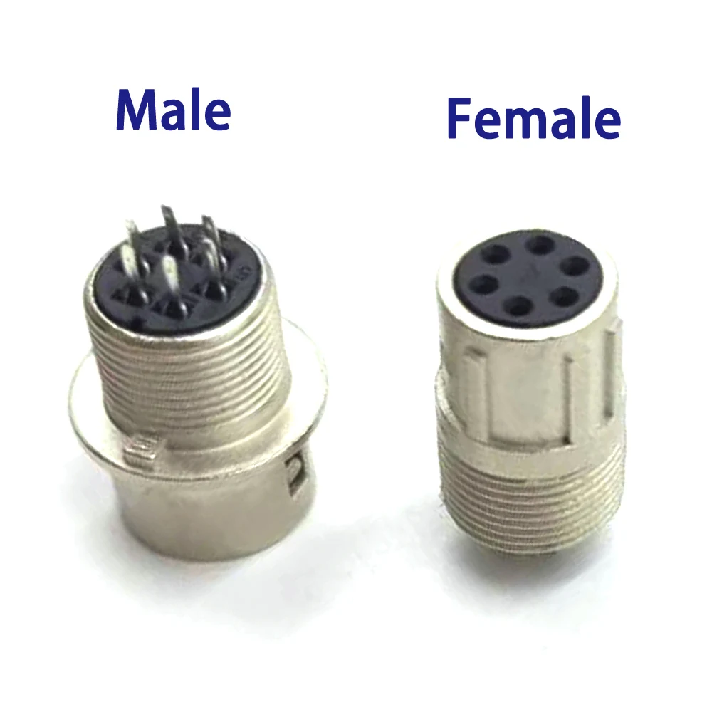 

Applicable aviation header 6 pin male docking connector power supply quick connector male/female connector