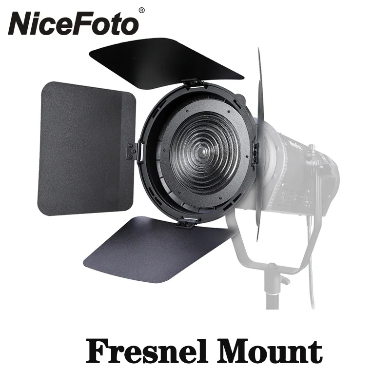 NiceFoto FD-110 Focus Adjuster Fresnel lens for Bowens Mount LED video light