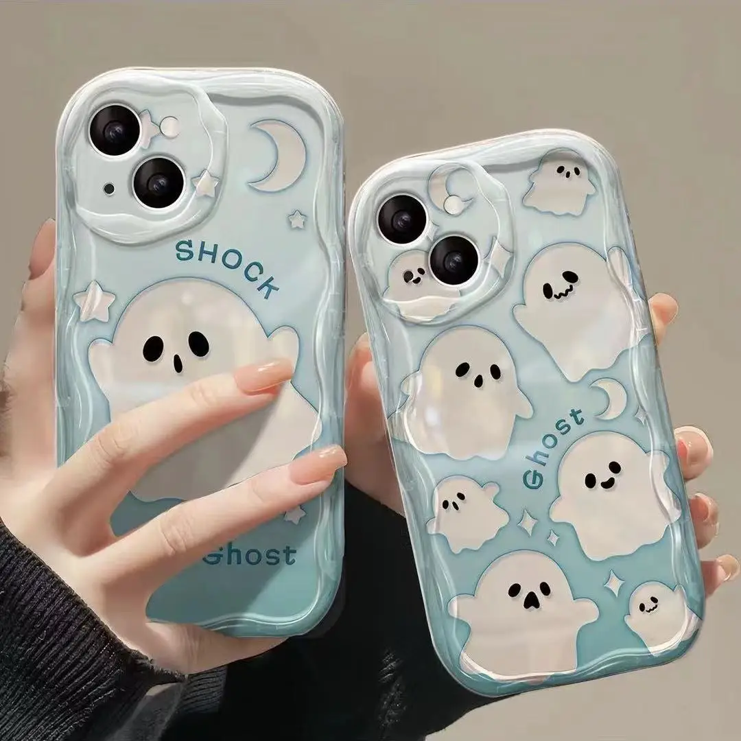 Angel Ghost Cute TPU Case For Honor X8 X7 X8A X7A X6 X6S X6A X7B X8B X9B X9 9X Honor 20 50 70 90 Lite Magic 4 6 Lite Case Cover