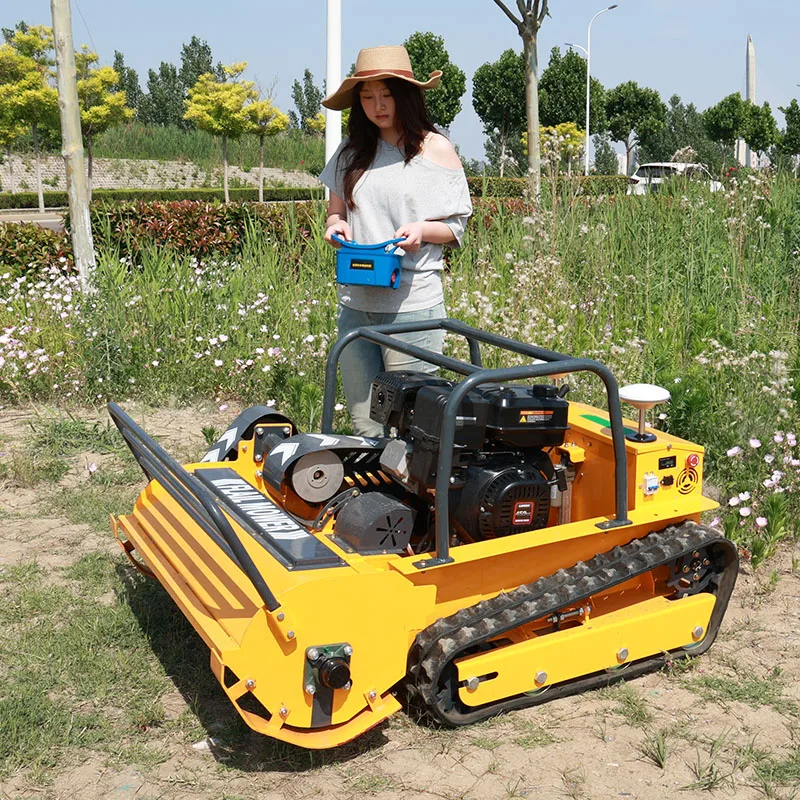 

Customized flexible steering lawn mower self-propelled remote control lawn mower, 1000mm interval section remote control robot