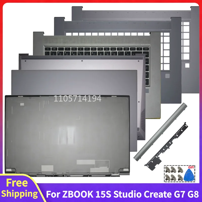 New For ZBOOK 15S Studio Create G7 G8 Replace Laptop LCD Back Cover US/UK/FR/LA/SP/IT/RU With Backlit Palmrest Upper Bottom Case