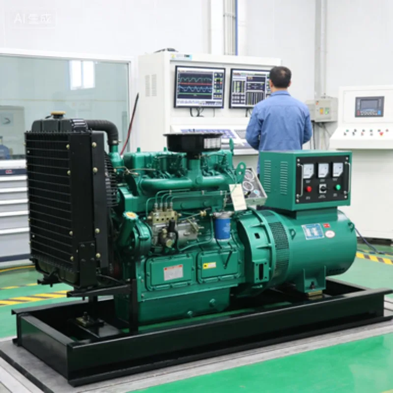 Open Frame Diesel Generator Set Long-lasting Engine 2000kw Rated Power 50/60hz Frequency Three-phase Low Fuel Consumption