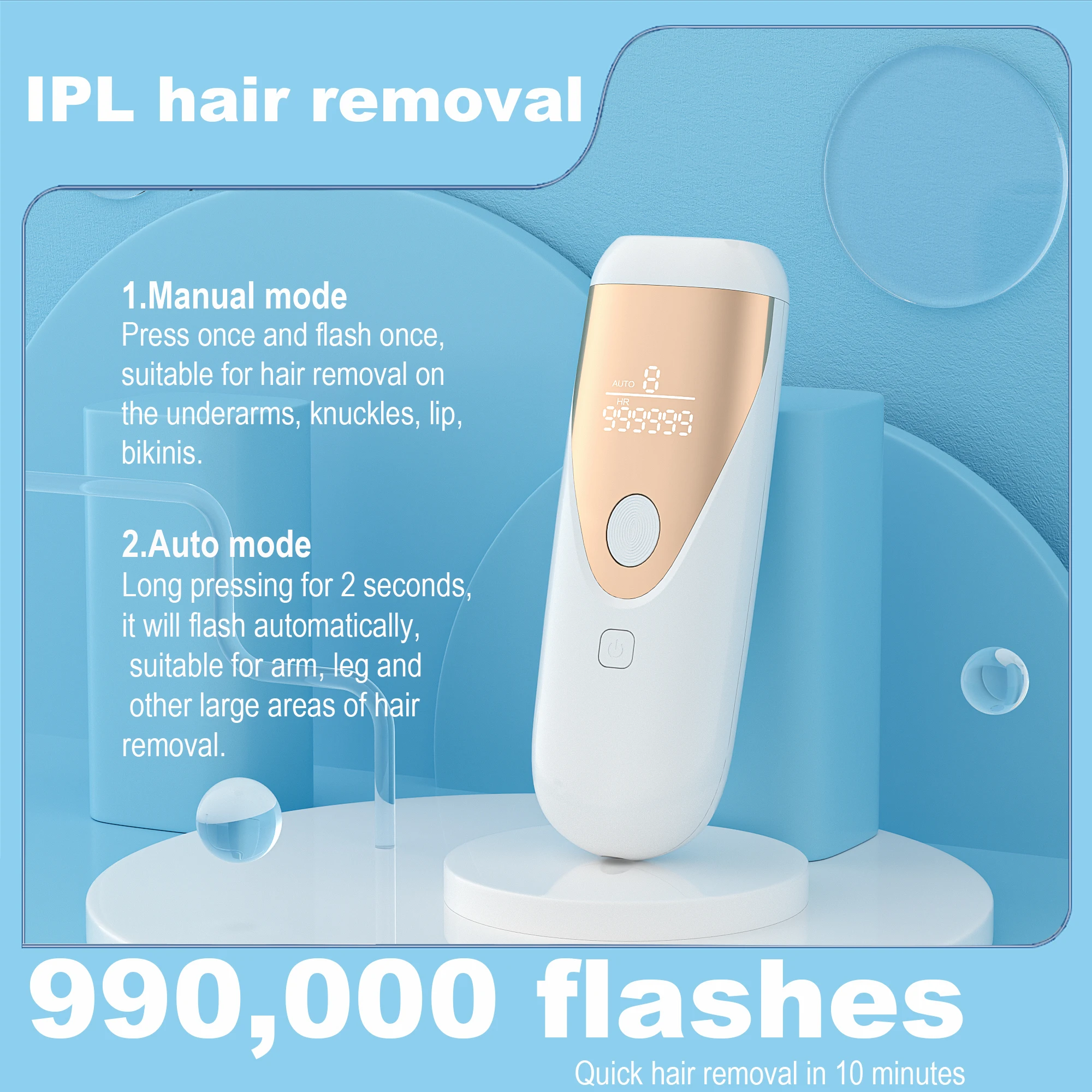 IPL Hair Remover Body Bikini Electric Laser Epilator Pulses Permanent Laser Epilator Painless For Women Depilator Home Use