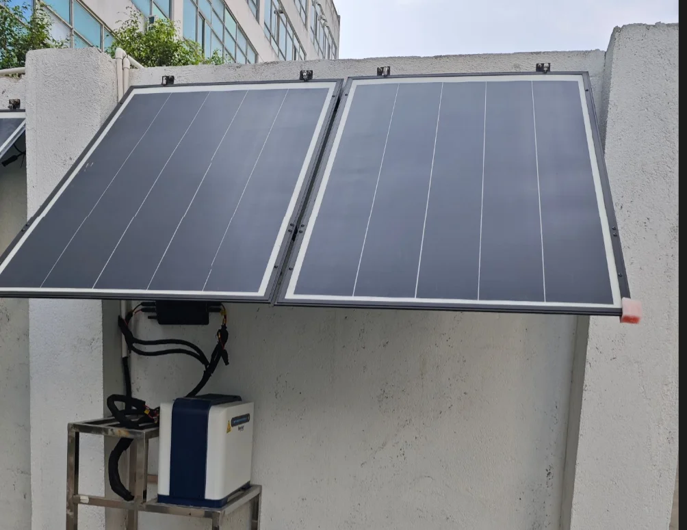 600W-1200W On-Grid Balcony Solar Panel System Microinverter Lithium Battery MPPT Controller for Home Use