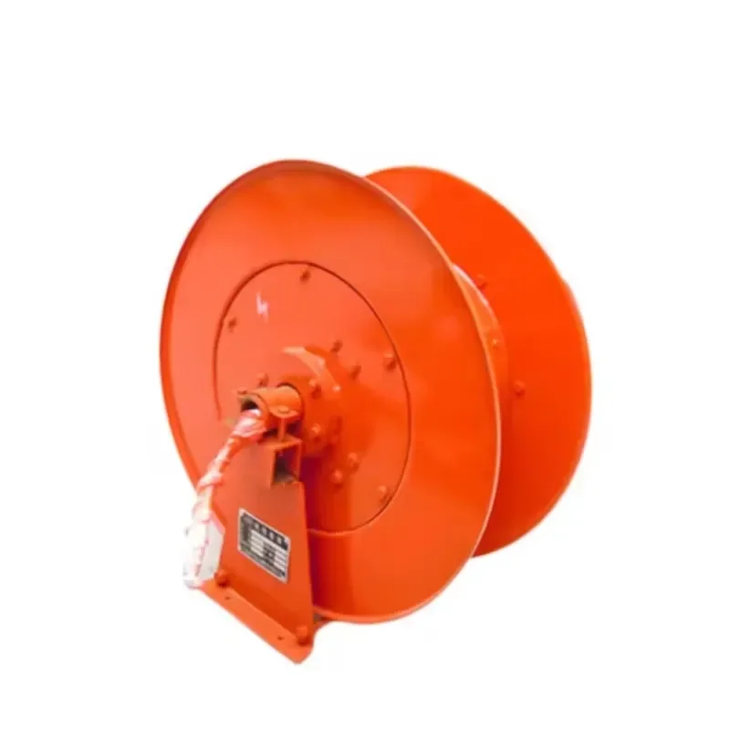 for Cable Reel Telescopic Spring Loaded 60m Automatic Retractable Power Cord Extension Drum for Workshop Garage Outdoor Use