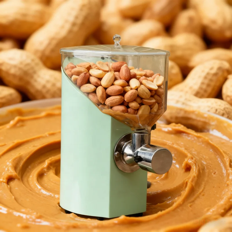 New Design Tahina Groundnut Butter Grinding Machine Peanut Almond Paste Maker Commercial Nuts Sauce Milling Machine