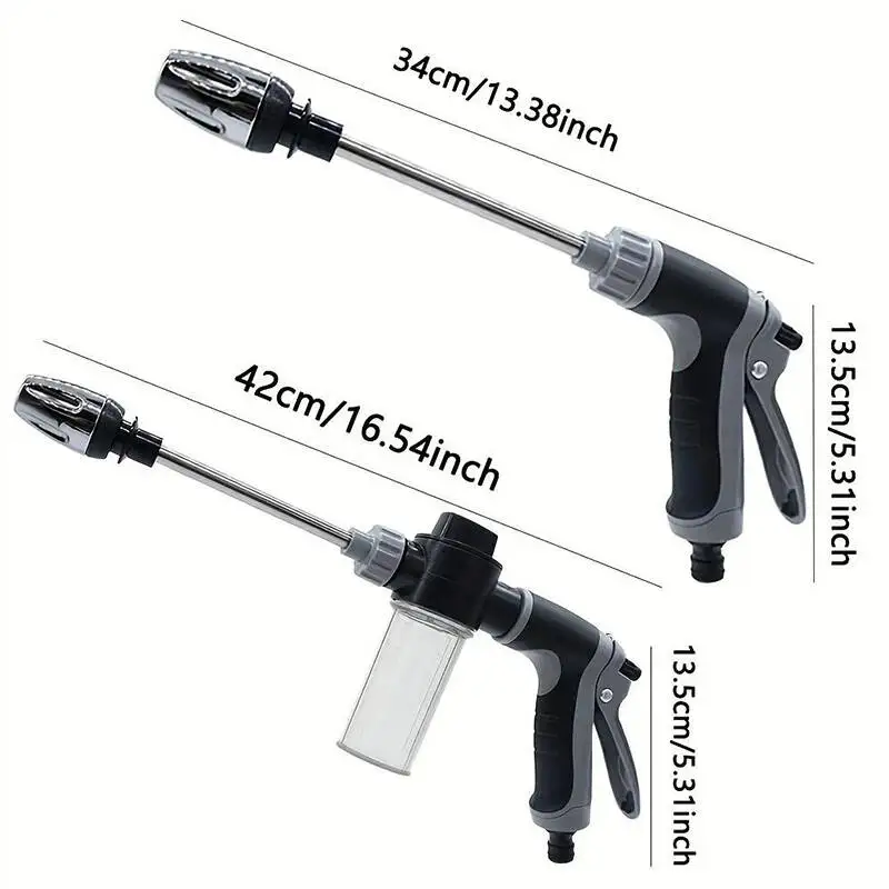 High Portable Automobiles Cleaning Tool Garden Lawn Watering Hose Nozzle Foam Lance High Pressure Sprinkler Water Gun Car Washer image 2