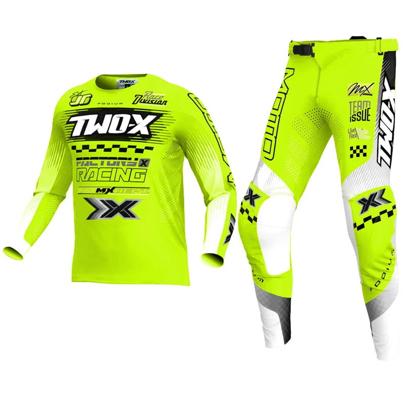 

2026 Two-X Podium Gladiator Motocross Jersey Pant Gear MX Kit Combo All Size
