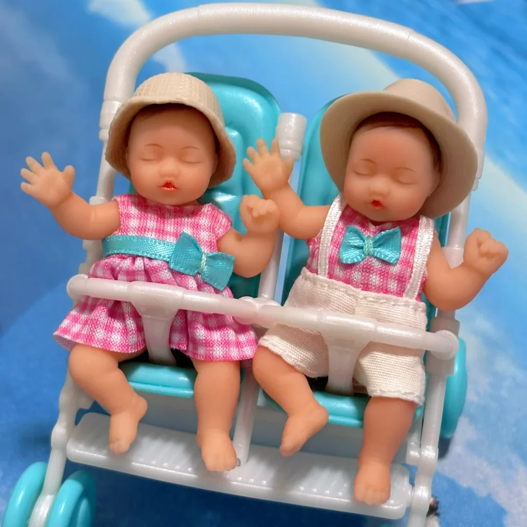 ZURU 5 Surprise My Mini Baby Dolls Series 2 Baby Ball Miniature Dolls Pink Swimming Pool Model Baby High Chair Kids Toys Gifts view 2