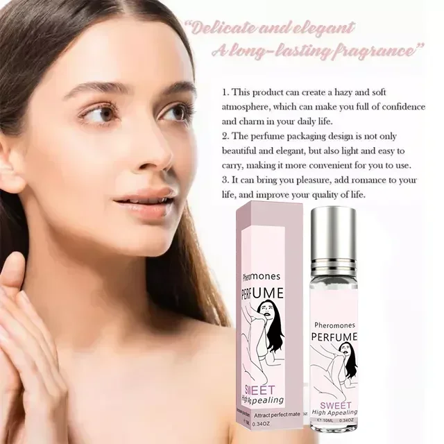 Perfumy z feromonami dla mężczyzny, aby przyciągać kobiety Perfumy Body Essential Sex Stymulujący olej Długotrwałe Androstenone Seksowne perfumy