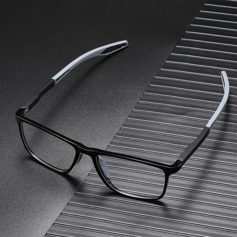 Vintage Ultraleicht TR90 Lesebrille Männer Frauen Retro HD Objektiv Blau Licht Blockieren Brillen Klassische Quadratische Weit Sicht Brillen – Detail 4