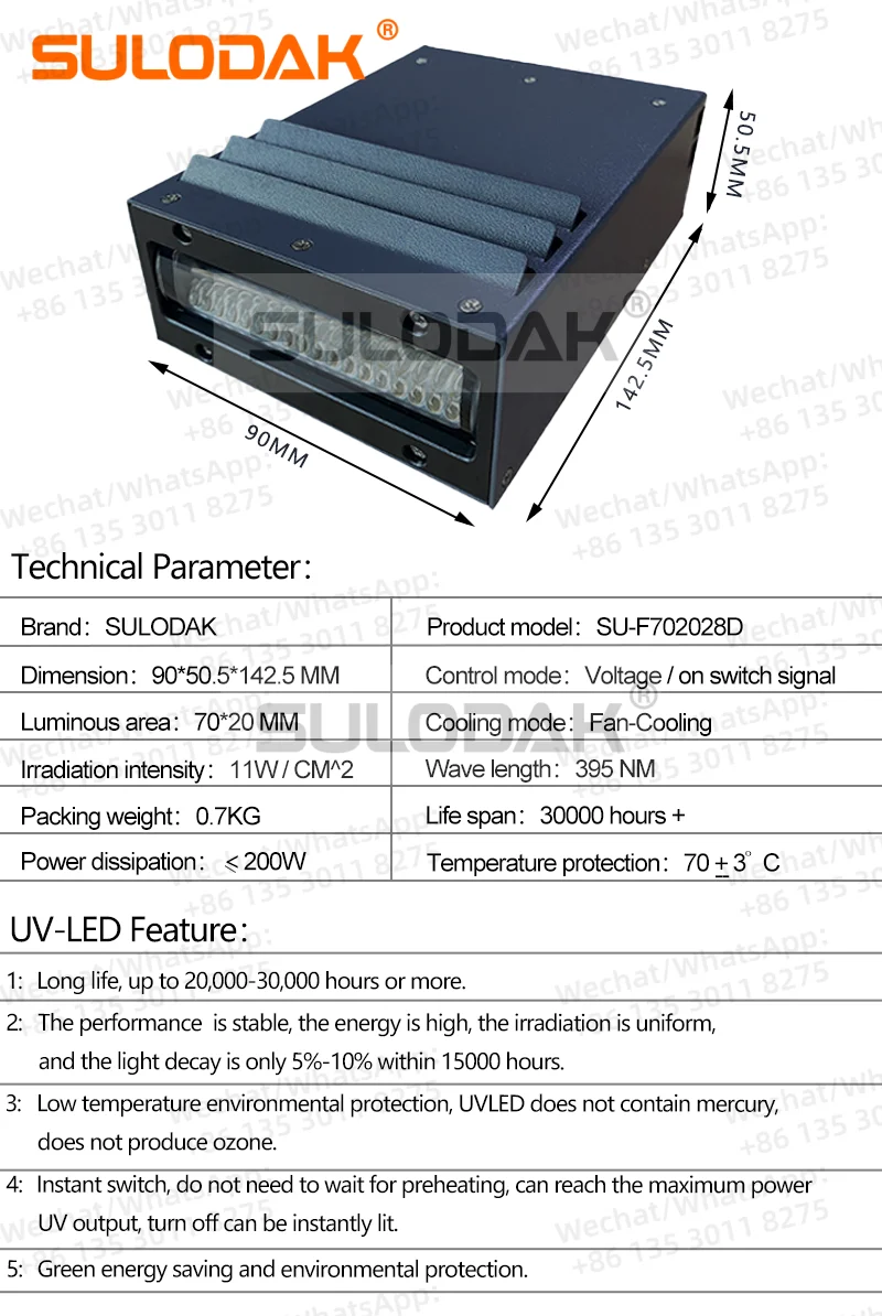 UV LED Lamp For Konica1024i Nocai 6090 Flatbed Printer Epson XP600 TX800 DX5 DX7 Print 365nm 395nm G4 G5 G6 Nozzle UV Light