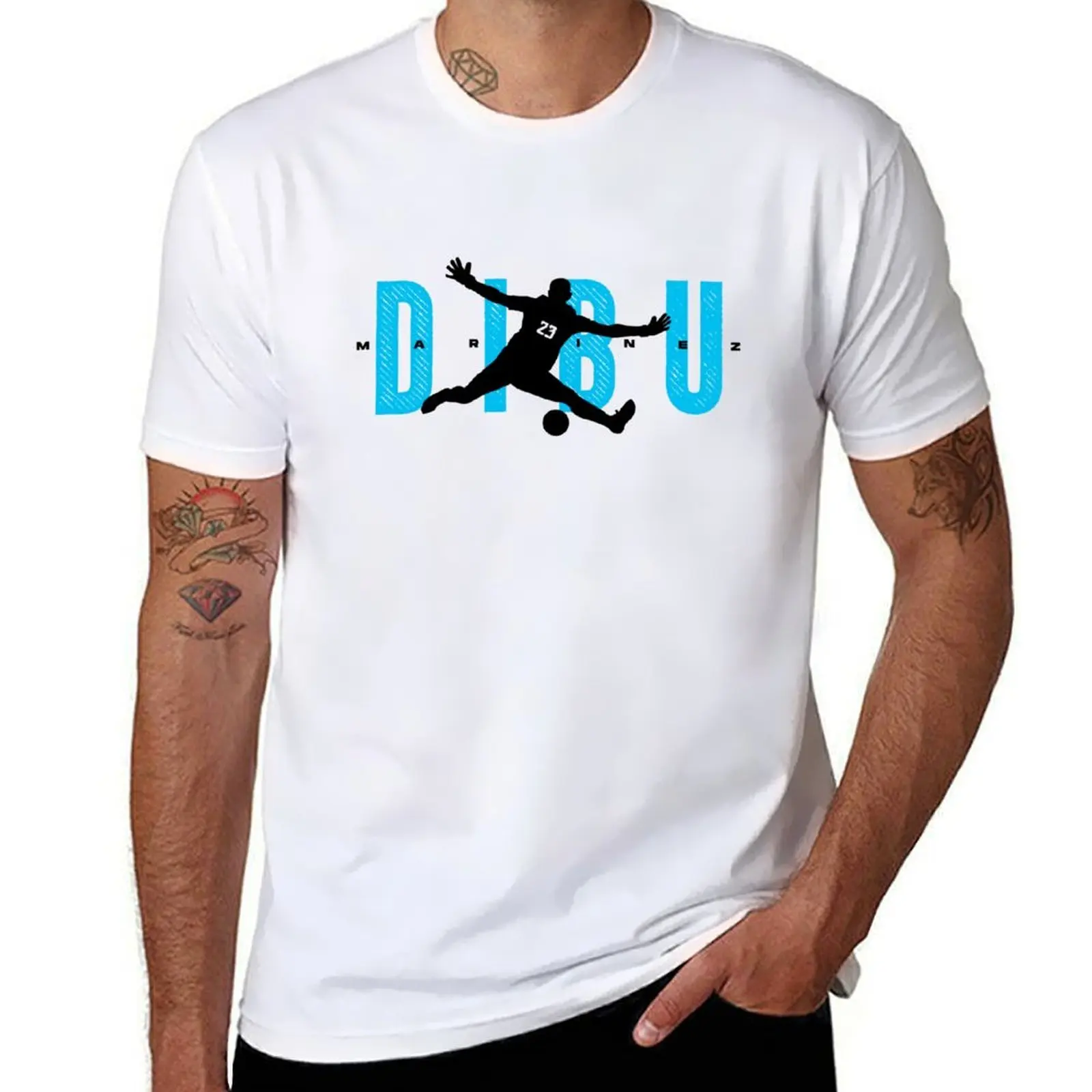 Camiseta El Dibu Martinez, camisetas divertidas, camisetas de algodón para hombre, camiseta divertida de algodón