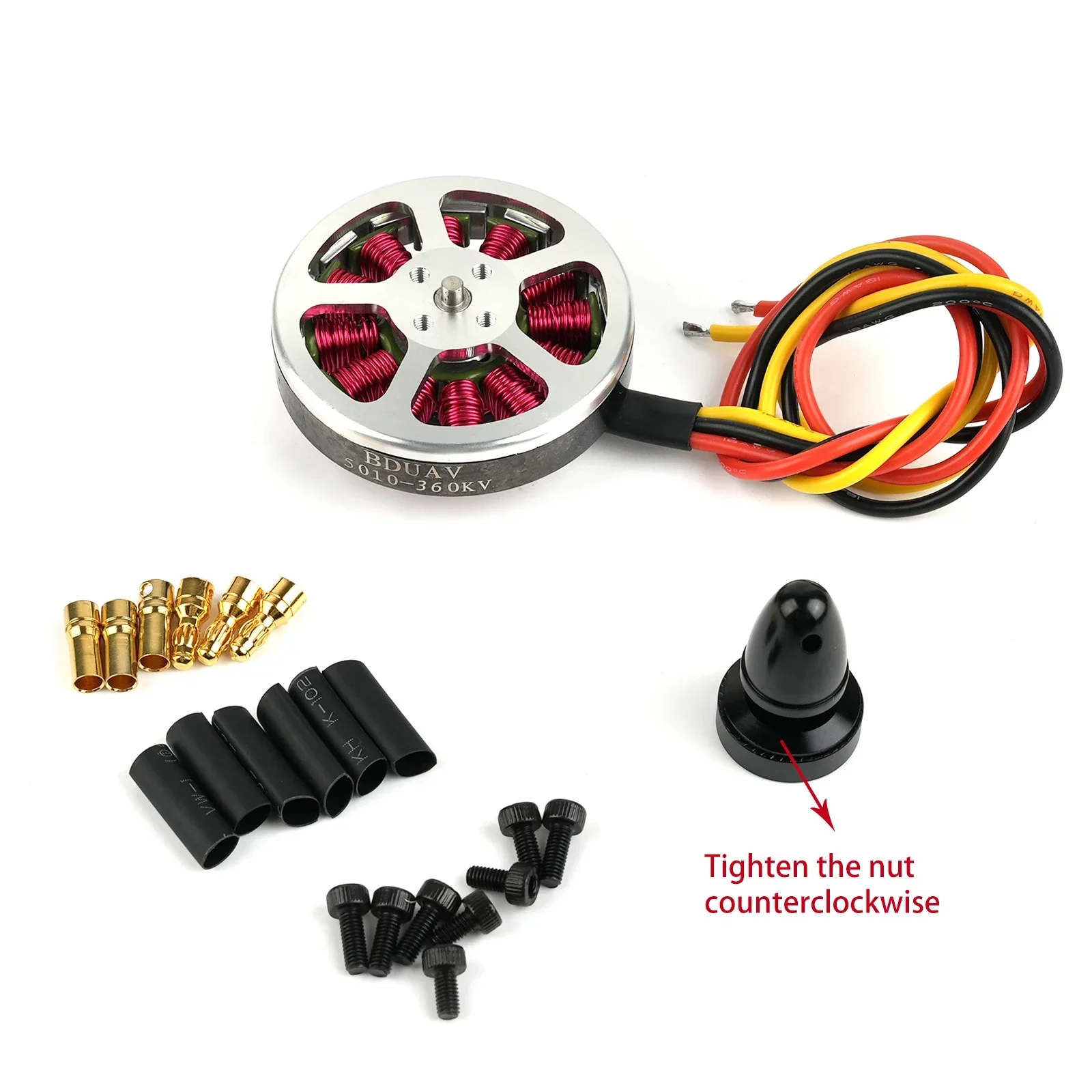 Brushless motor BLDC 5010 360KV 750KV multi-rotor brushless motor aerial photography multi-axis model aircraft motor (CW/CCW)