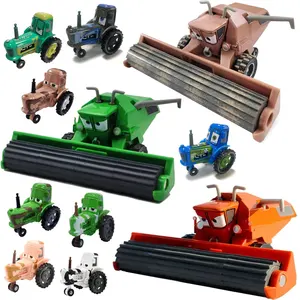 Disney Pixar Cars Frank Green Harvester COWS Tractor Modelo de aleación de Aleación CAR Boy Toy 10 mejores juguetes de vacas en miniatura de ventas - №5