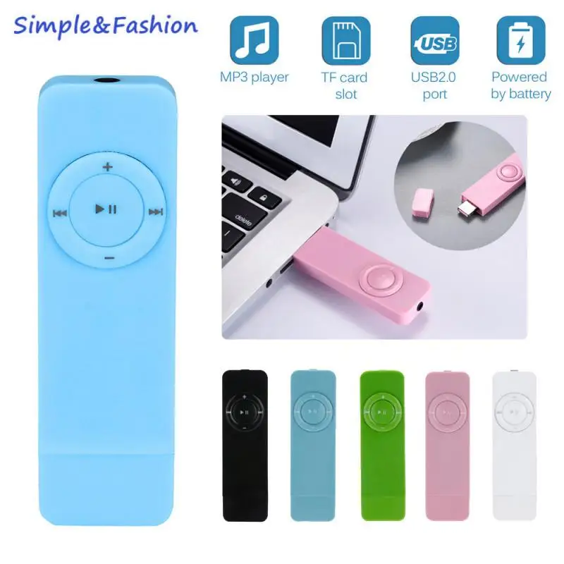 Music Media Player Student Music Walkman Learning Sports Speaker Portable Mini Support Micro Tf Card Mp3 Player Usb  Mp3 Player