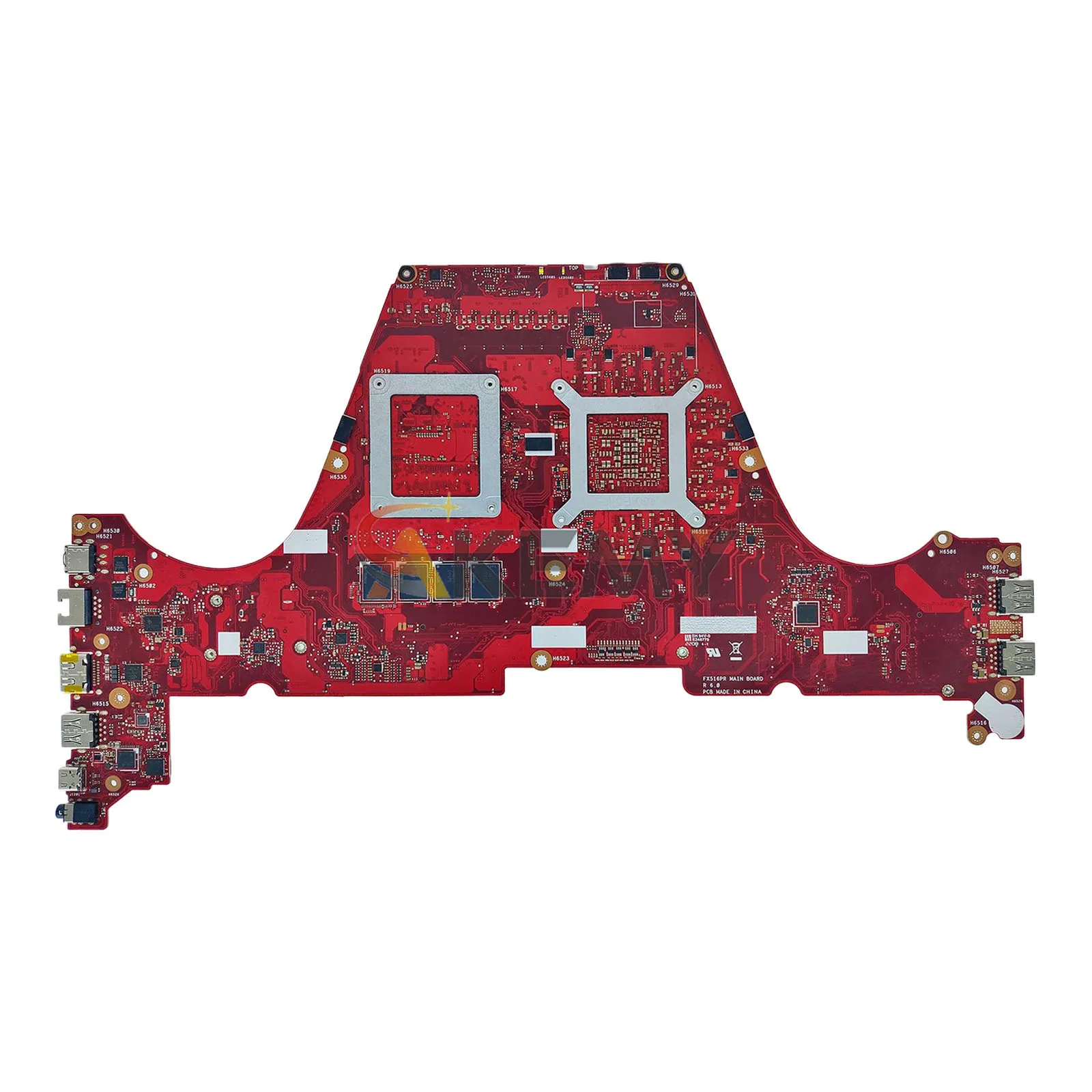 FX516PC Notebook Mainboard For ASUS FX516PE FX516PM FX516PR W/ Laptop Motherboard 8GB-RAM RTX3060 RTX3050 RTX3050Ti