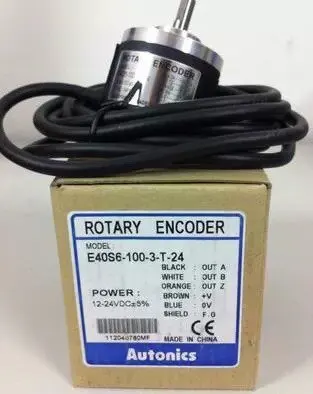 Autonics Encoder E40S6-100-3-T-24 E40S6-200-360-3-N Rotary Encoder