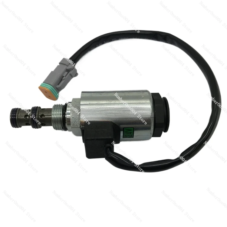 Applicable to Excavator Parts 60/230/360 Safety Lock Pilot Action Solenoid Valve Core Coil Breaking Electronic Valve