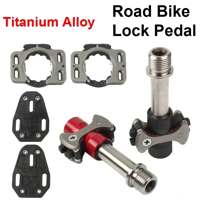 Titanium Alloy Road Bike Pedals Speedplay Zero Self-lock Pedals Road Bicycle 3 Bearings Lock Pedal Ultralight Adjustable Pedals